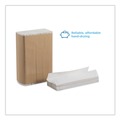  | Georgia Pacific Professional 20204 9.2 in. x 9.4 in. 1-Ply Pacific Blue Basic Folded Paper Towel - White (4000/Carton) image number 2