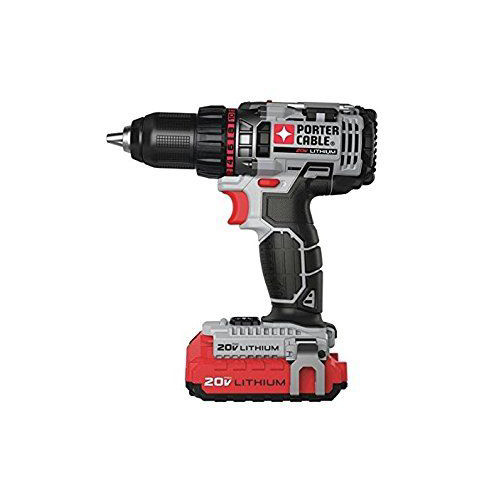 Porter Cable PCC606LA 20V MAX Lithium Ion High Performance 1 2 in. Cordless Drill Driver Kit