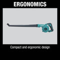 Clearance Center | Makita XBU06Z 18V LXT Variable Speed Lithium-Ion Cordless Floor Blower (Tool Only) image number 5