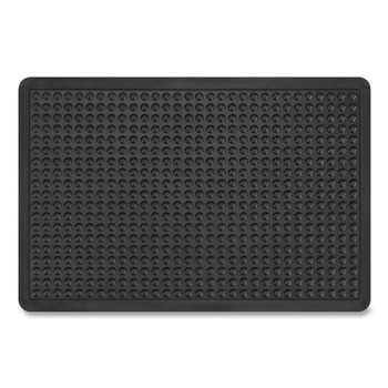 Apache Mills 24 in. x 36 in. Bubble Flex Rectangular Anti-Fatigue Mat - Black - 39097090020000300