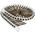 Collated Screws | SENCO 08S250W497 2-1/2 in. #8 Exterior Brown Composite Decking Screws (800-Pack) image number 0
