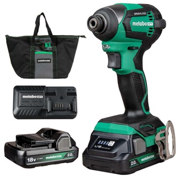 Metabo HPT WH18DEXM 18V MultiVolt Lithium-Ion Brushless Cordless Impact Driver Kit (2 Ah)