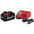 Clearance Center | Milwaukee 48-59-1880 M18 REDLITHIUM HIGH OUTPUT XC8.0 Starter Kit (8 Ah) image number 1