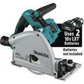 Circular Saws | Makita XPS02ZU 18V X2 LXT Lithium-Ion (36V) Brushless 6-1/2 in. Plunge Circular Saw with AWS (Tool Only) image number 0