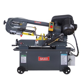 BAND SAWS | Dake Model SE712 110V 1-Phase 7 in. Rounds 7 in. x12 in. Flats Standard Duty Horizontal Bandsaw - D-983100