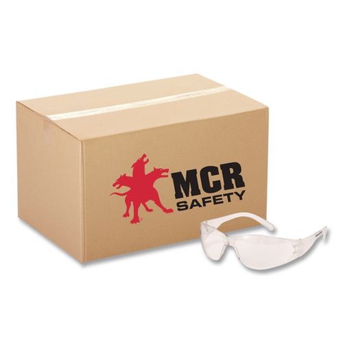 MCR Safety Checklite Safety Glasses - Clear Frame/Lens (12/Box) - CL010
