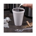  | Dart 12J12 12 oz. Foam Drink Cups - White (25/Pack) image number 4