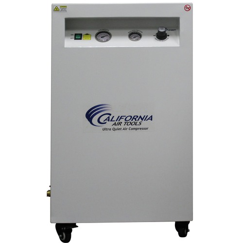 Portable Air Compressors | California Air Tools CAT-20040SPCAD 4 HP 20 Gallon Ultra Quiet and Oil-Free Dolly Air Compressor with Sound Proof Cabinet image number 0