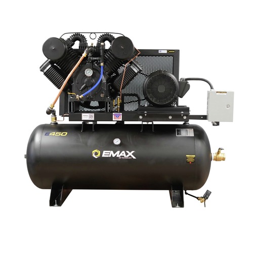 Stationary Air Compressors | EMAX EP25H120V3 Industrial Plus 25 HP 120 Gallon Oil-Lube Stationary Air Compressor image number 0