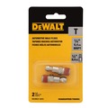 Air Chisels | Dewalt DXCM037-0070 (2/Pack) 1/4 in. MNPT x 1/4 in. Body Automotive Plug image number 3