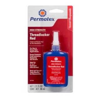 PRODUCTS | Permatex 6-Piece 36 ml Hi-Strength Threadlocker Red Set - 27140