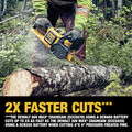 Chainsaws | Dewalt DCCS670X1 60V MAX FLEXVOLT Brushless Lithium-Ion 16 in. Cordless Chainsaw Kit (3 Ah) image number 5