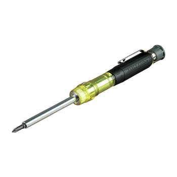 SCREWDRIVERS | Klein Tools 4-in-1 Electronics Multi-Bit Pocket Screwdriver Set with Professional Phillips and Slotted Bits - 32614