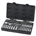 Socket Sets | GearWrench 83000 68-Piece SAE/Metric 1/4 in. and 3/8 in. Drive 6 and 12 Point Socket and Wrench Set image number 1