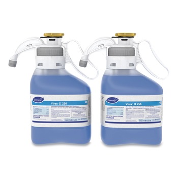 Diversey Care Virex II 256 1.4L One-Step Disinfectant Cleaner Deodorant - Mint (2 Bottles/Carton) - 5019317
