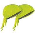 Cooling Gear | Klein Tools 60546 2-Piece Cooling Bandana - One Size Fits Most/High-Visibility Yellow image number 0