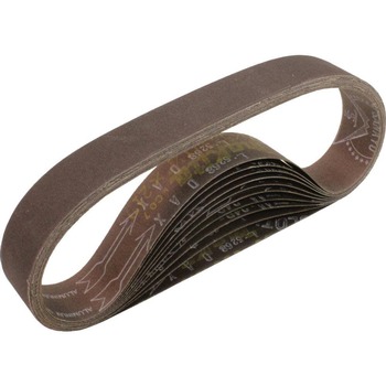 GRINDING SANDING POLISHING ACCESSORIES | Makita 1-1/8 in. x 21 in. 240 Grit Sanding Belt (10-Pack) - 742335-A