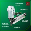 Framing Nailers | Metabo HPT NR90AC5M 21 Degree 3-1/2 in. Plastic Collated Framing Nailer image number 4