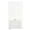 July Member-Exclusive Offer Save 10% off on One Item | Avery 11376 11 in. x 8.5 in. 27-Tab Preprinted Legal Exhibit Bottom A to Z Tab Index Dividers - White (1-Set) image number 3