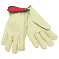 Work Gloves | MCR Safety 3250XL Premium Grade Leather Insulated Driver Gloves - X-Large, Cream (1-Dozen) image number 0