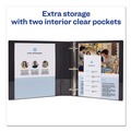 July Member-Exclusive Offer Save 10% off on One Item | Avery 17024 3 Slant Rings 1.5 in. Capacity 11 in. x 8.5 in. Durable View Binder with DuraHinge - Blue image number 7