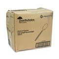  | Pactiv Corp. YPSMSTEC 5.88 in. EarthChoice PSM Heavyweight Cutlery Spoon - Tan (1000/Carton) image number 0