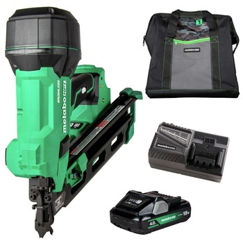 FRAMING NAILERS | Metabo HPT 18V Lithium-Ion 30 Degree Cordless Paper Tape Framing Nailer Kit (4 Ah) - NR1890DCAM