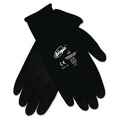 Work Gloves | MCR Safety N9699L Ninja HPT PVC Coated Nylon Gloves - Large Black (12/Pack) image number 1