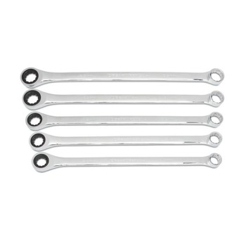 BOX WRENCHES | GearWrench 5-Piece 12-Point Metric XL GearBox Double Box Ratcheting Wrench Set - 85987