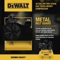 Stationary Air Compressors | Dewalt DXCMH1393077 Honda GX390 30 Gallon Gas-Powered 2-Stage Truck Mount Air Compressor image number 7