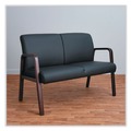 July Member-Exclusive Offer Save 10% off on One Item | Alera ALERL2219M Reception Lounge WL Series 44.88 in. x 26.13 in. x 33 in. Loveseat - Black image number 4