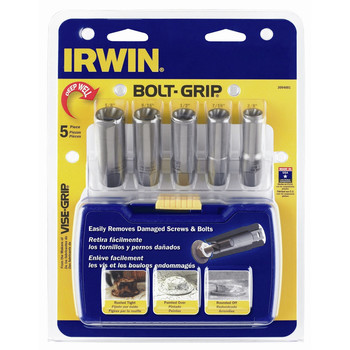 PRODUCTS | Irwin Hanson 5-Piece BOLT-GRIP 3/8 in. Drive Deep Well Bolt Extractor Set - 3094001