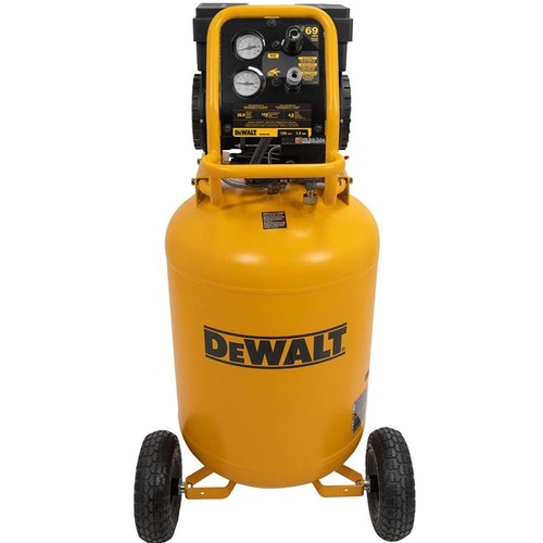 Air Compressors | Dewalt DXCMSAC260 2 HP 26 Gallon Oil-Free Electric Portable Vertical ULTRA QUIET Air Compressor image number 0
