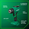 Heat Guns | Metabo HPT RH18DAQ4M 18V MultiVolt Lithium-Ion Cordless Compact Heat Gun (Tool Only) image number 4