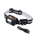 Headlamps | Klein Tools 56049 260 Lumens Rechargeable LED Headlamp with Adjustable Fabric Strap image number 2
