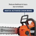 Chainsaws | Husqvarna 970793824 40V 435i Brushless Lithium-Ion 16 in. Cordless Chainsaw (Tool Only) image number 3