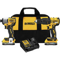 Combo Kits | Dewalt DCK276E2 20V MAX Brushless Lithium-Ion Cordless Hammer Drill and Impact Driver Combo Kit with Compact Batteries image number 0