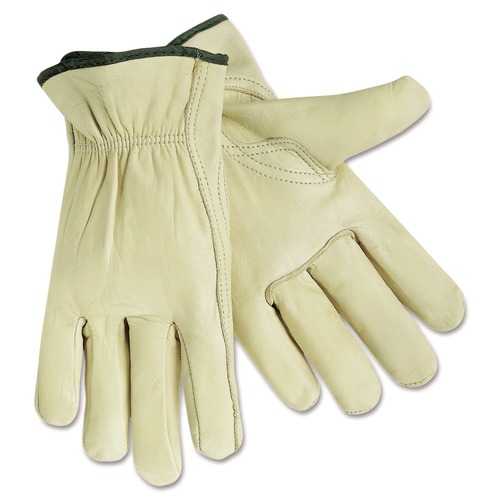 Work Gloves | MCR Safety 3211XL Top Grain Cowhide Leather Drivers Gloves - X-Large/Beige (1-Pair) image number 0