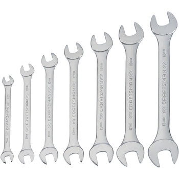 CLEARANCE | Craftsman Metric Standard Open End Wrench Set (7-Piece) - CMMT44188