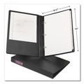 July Member-Exclusive Offer Save 10% off on One Item | Avery 06400 3 Round Rings 1 in. Capacity 14 in. x 8.5 in. Legal Durable Non-View Binder - Black image number 1