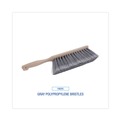  | Boardwalk BWK5408 4.5 in. Brush 3.5 in. Tan Plastic Handle Polypropylene Counter Brush - Gray image number 3