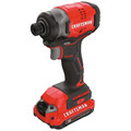 Clearance Center | Craftsman CMCK210C2 V20 Brushless Lithium-Ion Cordless Compact Drill Driver and Impact Driver Combo Kit (1.5 Ah) image number 6