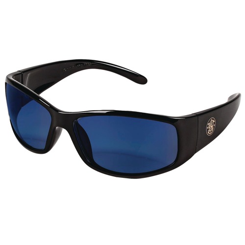 July Member-Exclusive Offer Save 10% off on One Item | Ansell 21307 3016314 Elite Safety Glasses - Black Frame, Blue Mirror Polycarbonate Lens (12/Carton) image number 0