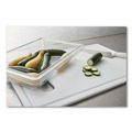  | Rubbermaid Commercial FG330600CLR 5 Gallon 26 in. x 18 in. x 3.5 in. Food/Tote Boxes - Clear image number 3