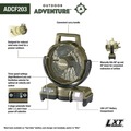 Jobsite Fans | Makita ADCF203Z Outdoor Adventure 18V LXT Lithium-Ion 9-1/4 in. Cordless Fan (Tool Only) image number 10