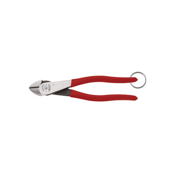 PLIERS | Klein Tools 8 in. Diagonal Cutting Pliers with High-Leverage Design and Tether Ring - D228-8TT