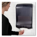  | San Jamar T1700TBK 11.75 in. x 6.25 in. x 18 in. Ultrafold Multifold/C-Fold Classic Towel Dispenser - Black Pearl image number 4