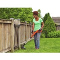  | Black & Decker LST201 20V MAX Lithium-Ion 10 in. Cordless String Trimmer/Edger Kit (1.5 Ah) image number 4