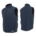 Heated Gear | Dewalt DCHV089D1-S Men's Heated Soft Shell Vest with Sherpa Lining - Small, Navy image number 3