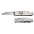 Knives | Klein Tools 44001 Lockback Pocket Knife, 2 1/2 in Stainless Steel Blade; Lockback Pocket Knife, 2 1/2 in Stainless Steel Drop-Point Blade image number 0